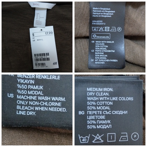 H&M Basic Elastic Waist Midi Dress - Picture 7 of 7